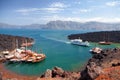 Nea Kameni volcanic island, Santorini