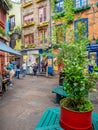 Neals Yard in London, England Royalty Free Stock Photo