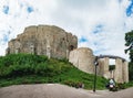 Neamt Citadel is a medieval fortress in Romania Royalty Free Stock Photo