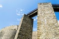 Neamt fortress, medieval citadel Royalty Free Stock Photo