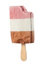 Neapolitan ice cream bar Royalty Free Stock Photo