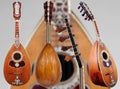 Neapolitan mandolin from the late 19th century Royalty Free Stock Photo