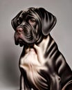 Neapolitan Mastiff puppy dog portrait