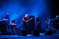 Neapolitan singer and guitarist Pino Daniele during the concert