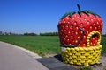 04/23/2020, near Augsburg, Germany. A closed store for local strawberries