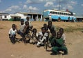 Near Chengi, Zambia: Children posing for the camera