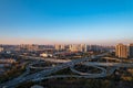 Tianjin Outer Ring Road, China Overlooking the City Center