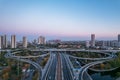 Tianjin Outer Ring Road, China Overlooking the City Center