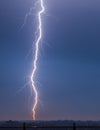 Near lightning strike