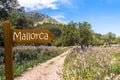 Near the Lluc Monastery on Mallorca Royalty Free Stock Photo