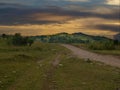 Sunset at Grayson Highlands State Park