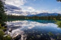 Lac Beauvert, Jasper National Park, Alberta, Canada Royalty Free Stock Photo