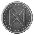 Near Protocol Grunge Silver Token