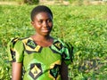 Near Pweto, Katanga, Democratic Republic of Congo: Young woman posing for the camera