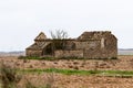 Abandoned ruined building near Sastago, Spain