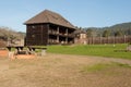 Fort Ross building and fence