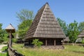 Traditional wood house up at Sighet