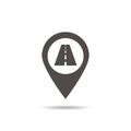 Nearby highway location icon