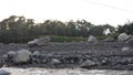 Nearly dried out Guatemalan river