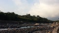 Nearly dried out Guatemalan river