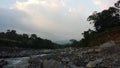 Nearly dried out Guatemalan river