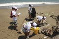 International Coastal cleanup day activity in La Guaira beach, Vargas State Venezuela