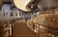 The Ehecatl Temple in Mexico City, an Aztec temple dedicated to the Plumed Serpent Royalty Free Stock Photo