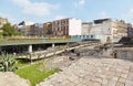 The ruins of Templo Mayor in Mexico City, once home to the most sacred Aztec pyramids and temples