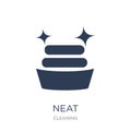 neat icon. Trendy flat vector neat icon on white background from