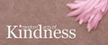 Angelic Random Acts of Kindness Pink Feather Background