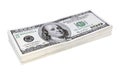 Neat stack of banknotes Royalty Free Stock Photo