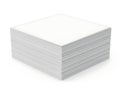 A neat stack of white paper sheets on a clean surface Royalty Free Stock Photo