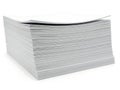 A neat stack of white printer paper on a clean surface Royalty Free Stock Photo