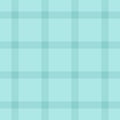 Neat textile texture check, nostalgic vector pattern plaid. Vivid fabric background seamless tartan in light and teal colors