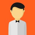 Neat Waiters Worker Vector Illustration