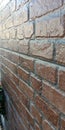 neatly arranged bricks on the wall of a building Royalty Free Stock Photo