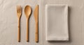 A neatly arranged dining setting featuring Royalty Free Stock Photo