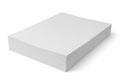 Stack of pristine white paper sheets ready for use Royalty Free Stock Photo