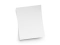 A neatly folded stack of blank white paper sheets on a clean surface Royalty Free Stock Photo