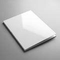 A neatly folded stack of white perforated paper sheets on a neutral background Royalty Free Stock Photo