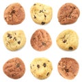 Neatly Laid Out Cookies Royalty Free Stock Photo