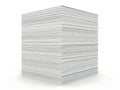 Stack of pristine white paper sheets Royalty Free Stock Photo