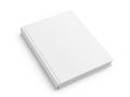 A neatly stacked pile of blank white paper sheets on a white background Royalty Free Stock Photo