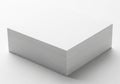 Are sharply aligned, forming a clean, rectangular block with Royalty Free Stock Photo