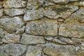 Neatly stacked rough cut stone wall seamless texture background Royalty Free Stock Photo