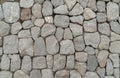 Neatly stacked rough cut stone wall s Royalty Free Stock Photo