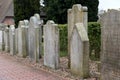 In Nebel on the North Frisian Island Amrum in Germany the historic Sailor Tombstones have been