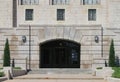 Nebraska State Capitol building entryway Royalty Free Stock Photo