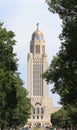 Nebraska State Capitol building Royalty Free Stock Photo