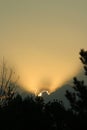 Nebraska sunrise, vertical Royalty Free Stock Photo